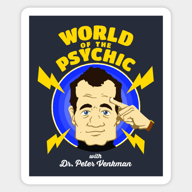 World of the Psychic Sticker by blairjcampbell